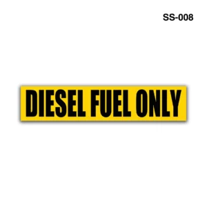Diesel Fuel Only